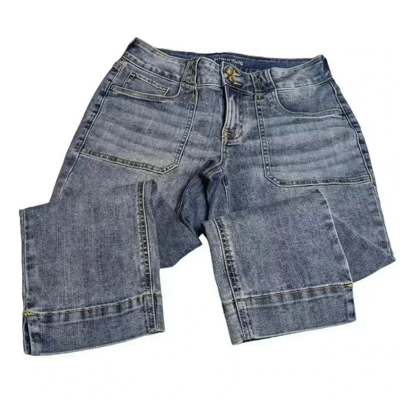 Maurices Denim - Maurices Double Button Cropped Jeans Size Size 10